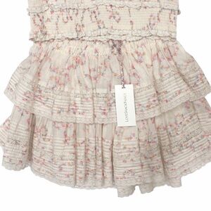Brand new magnolia LoveShackFancy Ruffle mini Skirt